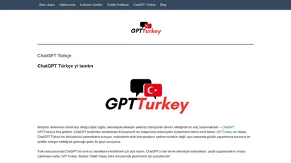 ChatGPT Türkçe